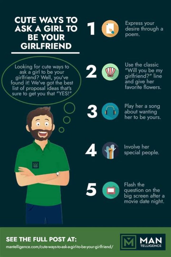 How do you ask a girl to be your girlfriend romantically?