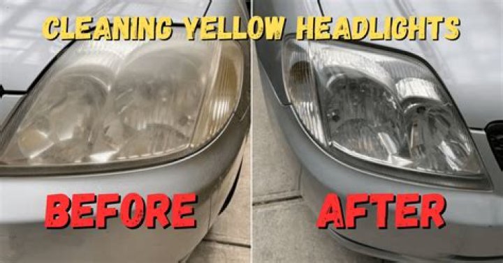 How do you clean yellowed can lights?