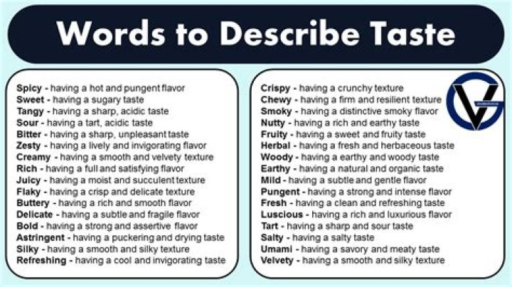 How do you describe good taste?