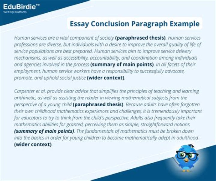 How do you end a conclusion in an essay?