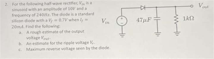 How do you find the maximum reverse voltage of a diode?