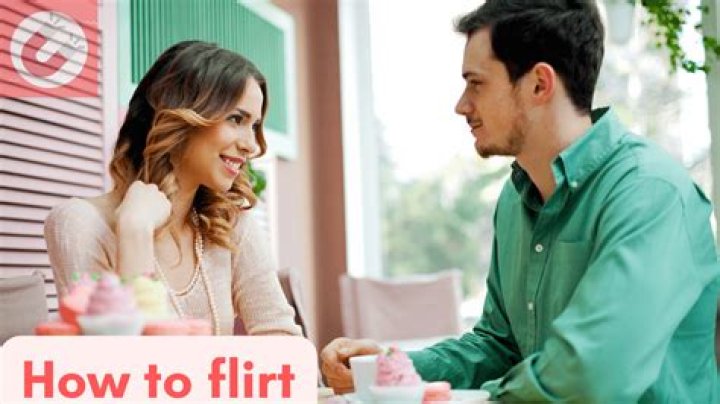 How do you flirt with a guy across the room?
