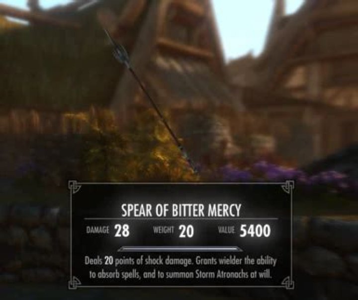 How do you get the Spear of Bitter Mercy?