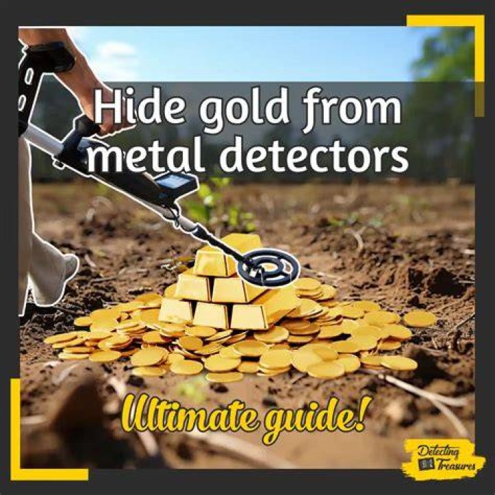 How do you hide gold from detectors?