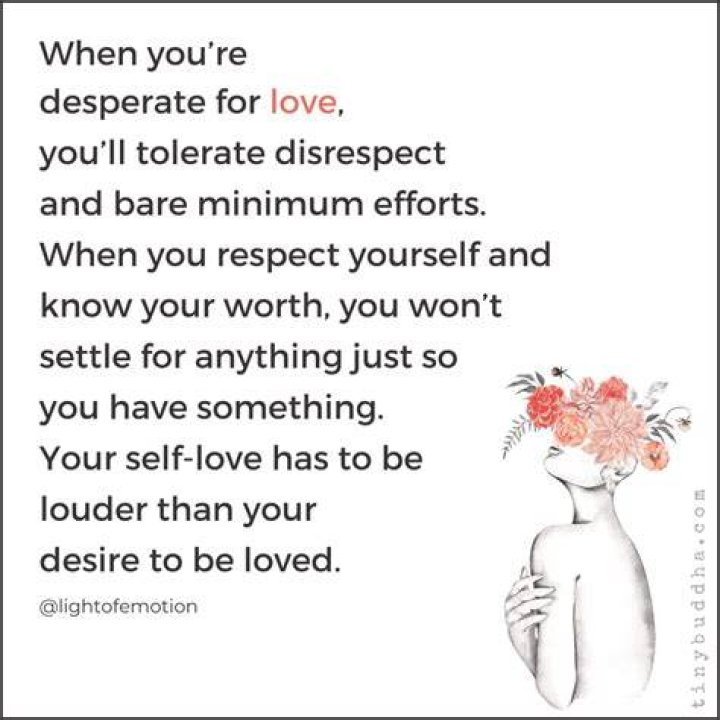 How do you know you're desperate for love?