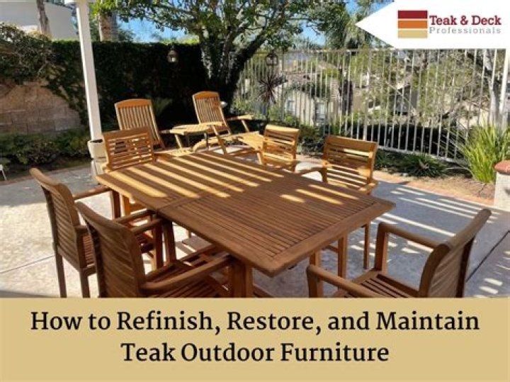 How do you maintain teak?