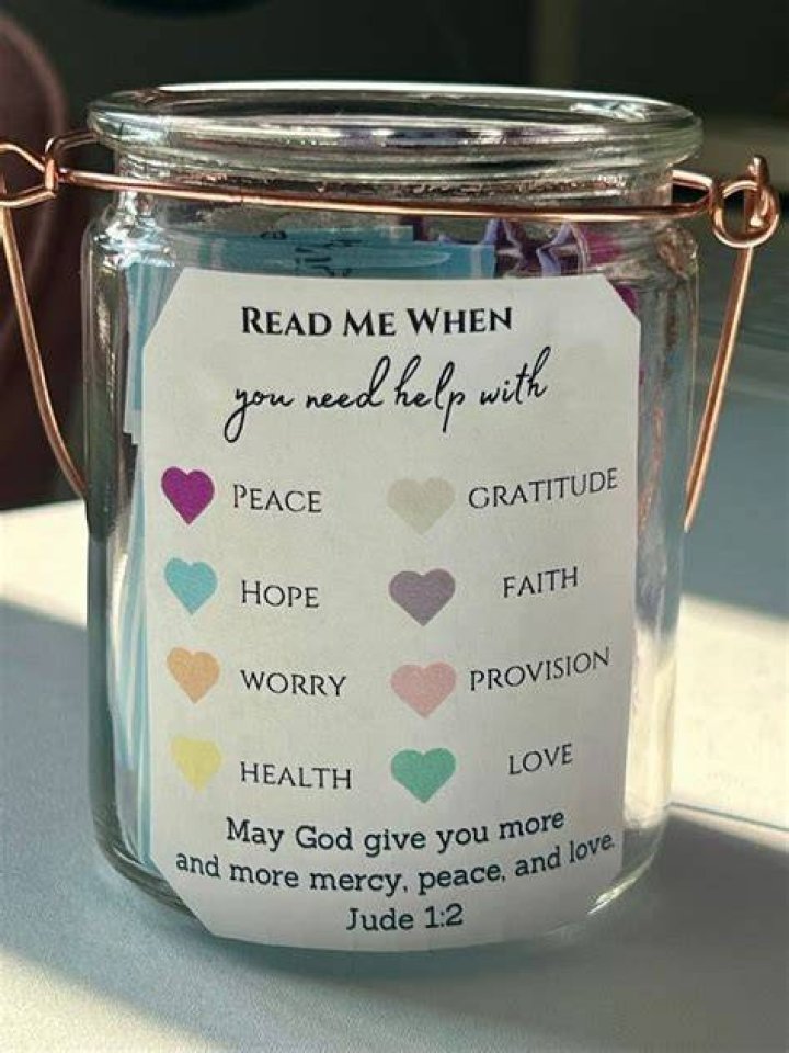 How do you make an encouragement jar?