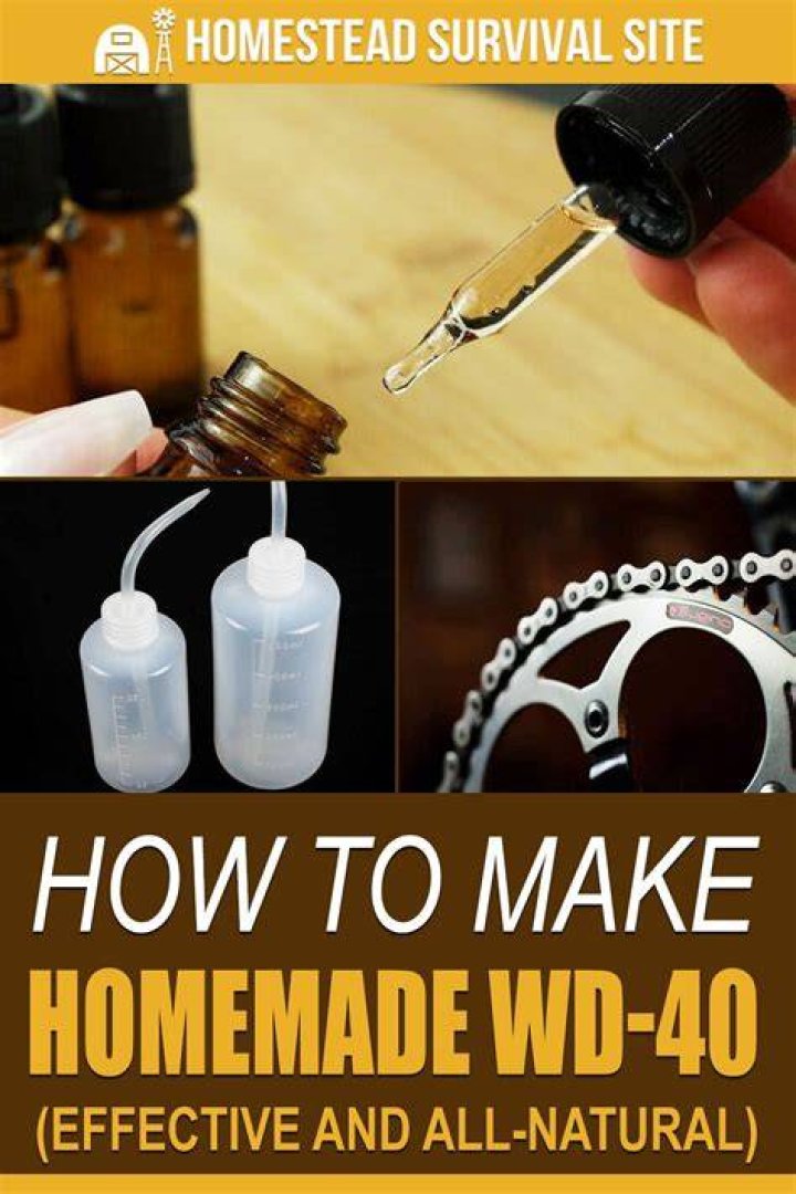 How do you make homemade WD-40?