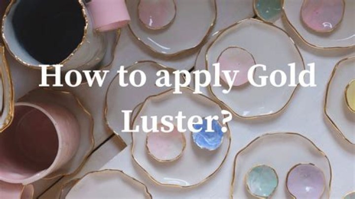 How do you make rose gold luster?
