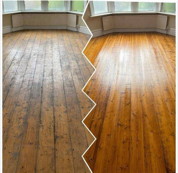 How do you naturally polish hardwood floors?