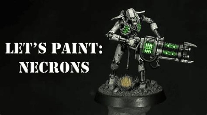How do you paint necrons step by step?