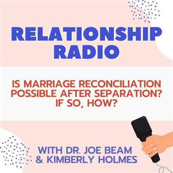 How do you reconcile after separation?