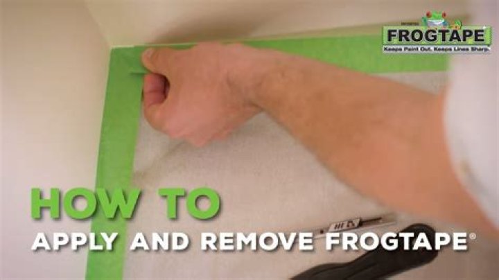 How do you remove FrogTape residue?