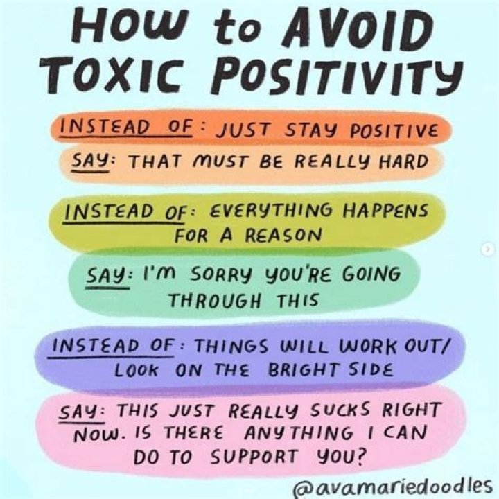 How do you respond to toxic positivity?