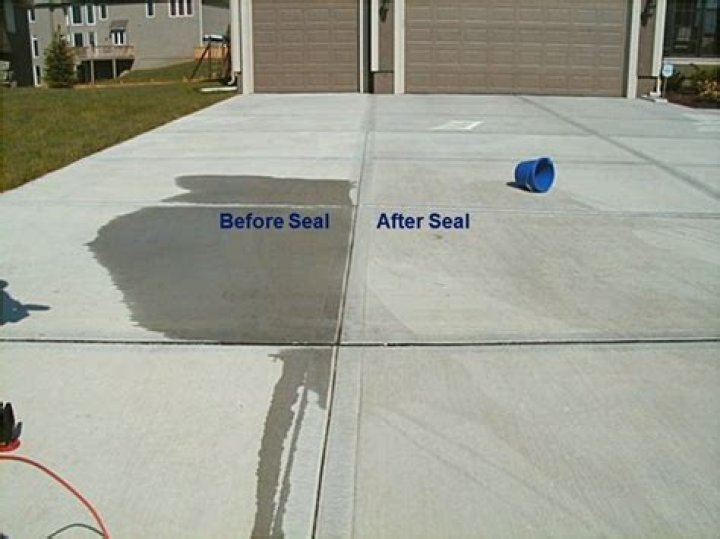How do you seal concrete?