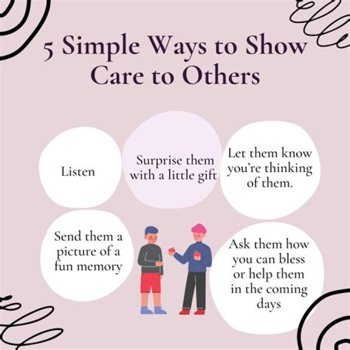 How do you show love and care?