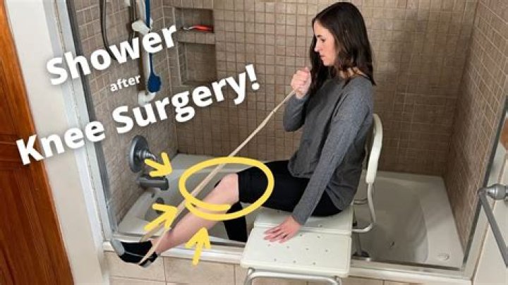 How do you shower after foot surgery?