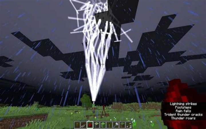 How do you strike lightning in Minecraft?