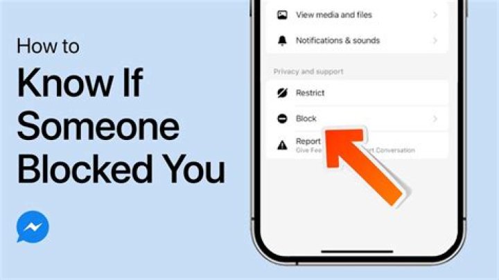 How do you tell if you've been blocked?