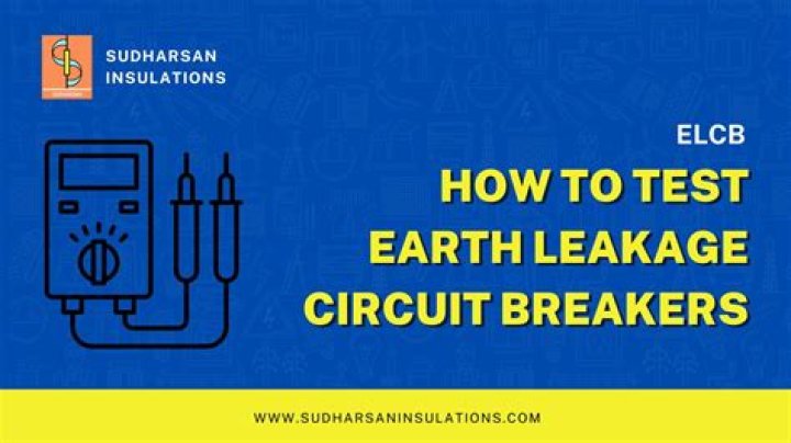 How do you test for earth leakage?