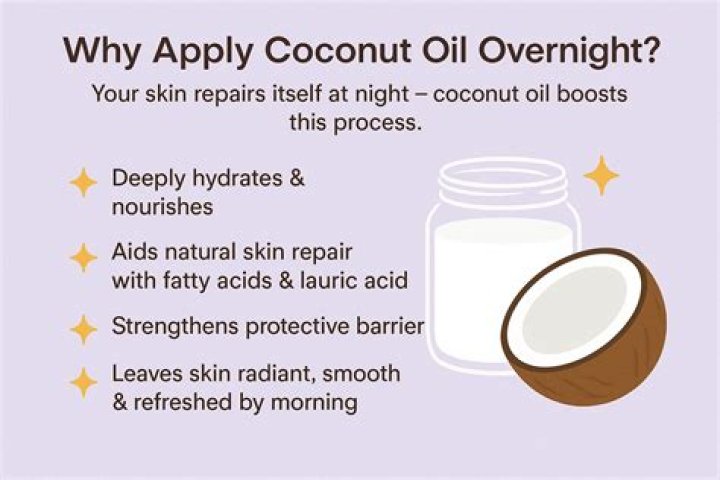How do you use coconut oil overnight?