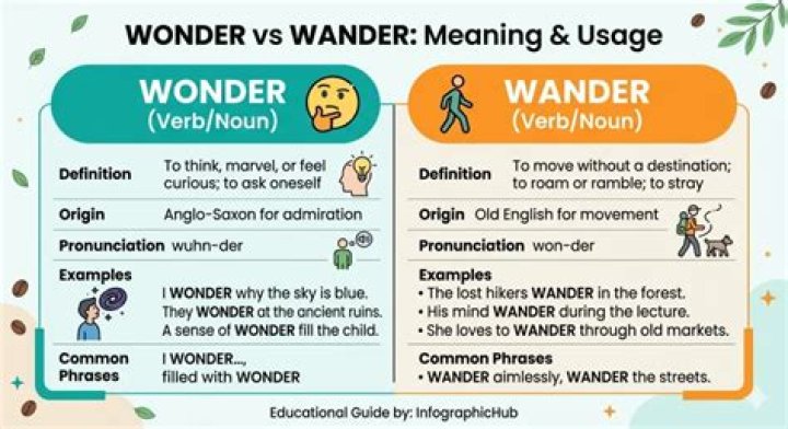How do you use wonder?