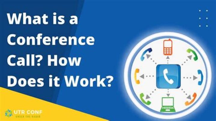 How does a conference call work?
