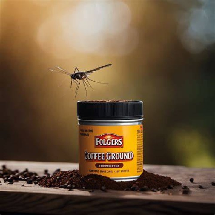 How does coffee grounds get rid of mosquitoes?