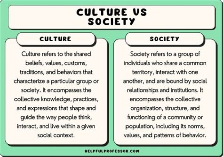 How does culture affect our society?