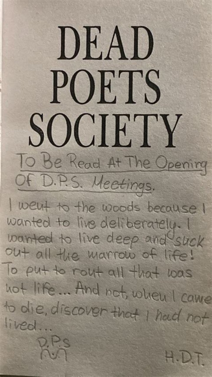 How does Dead Poets Society relate to romanticism?