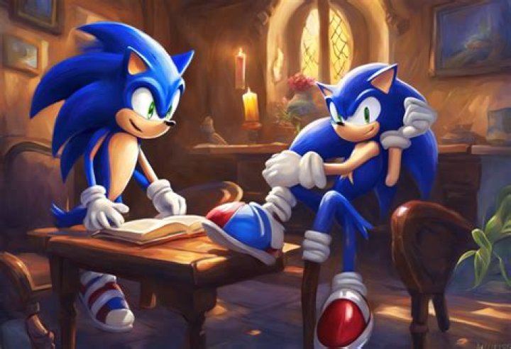 How does Sonic turn blue?