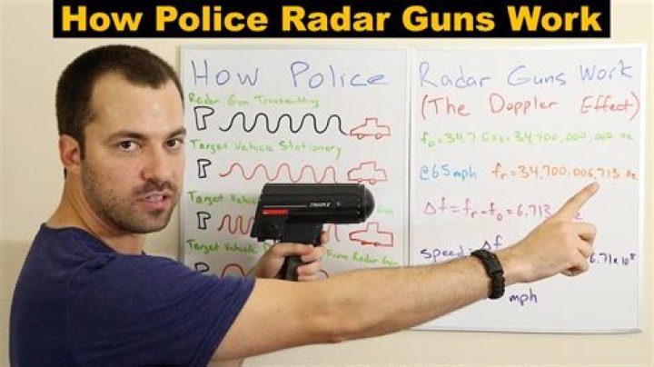 How far can a police radar detect your speed?
