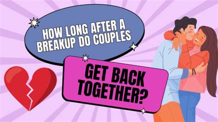 How long after a breakup can you get back together?