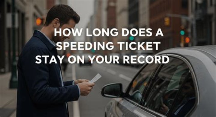 How long does a speeding ticket stay on your record UK?