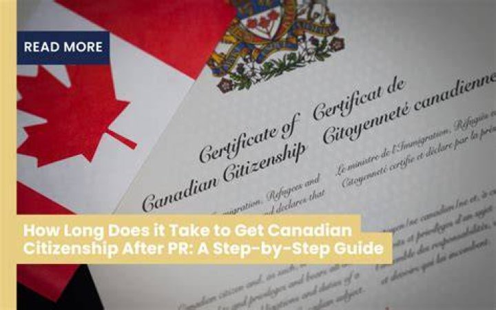 How long does it take to get Canadian citizenship?