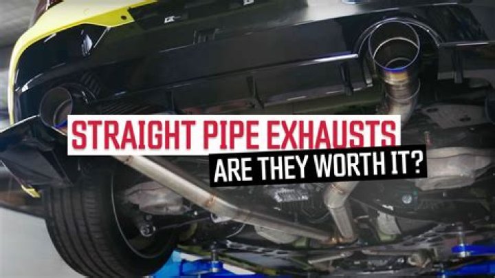 How loud is straight pipe exhaust?