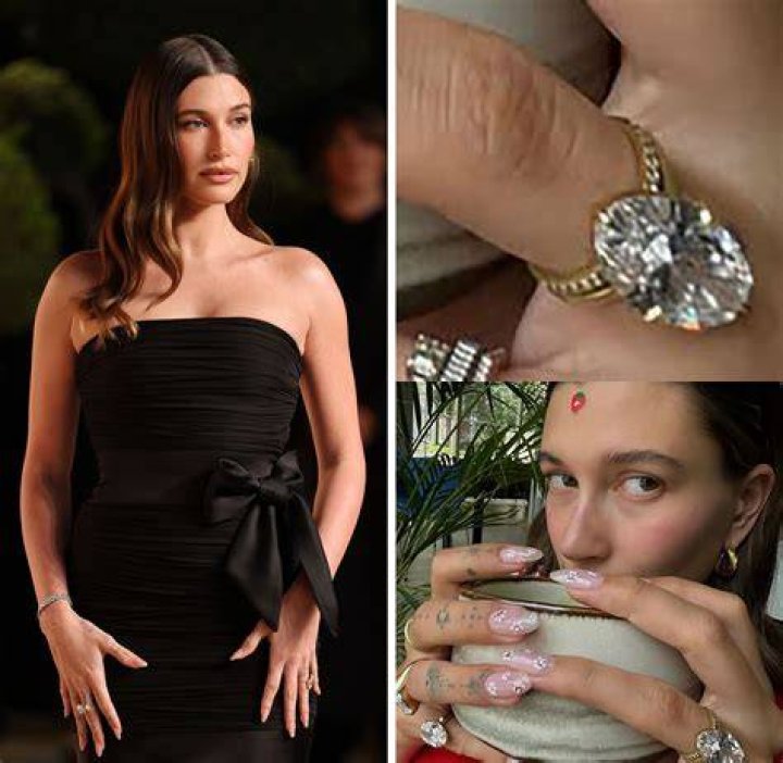How many carats is Hailey Bieber ring?