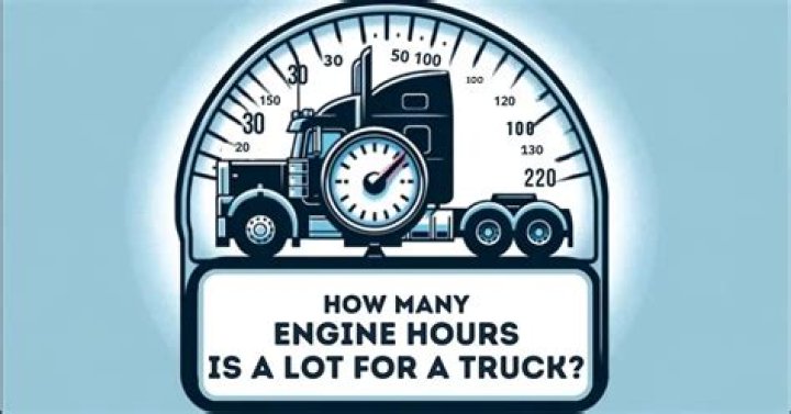 How many engine hours is a lot for a semi truck?