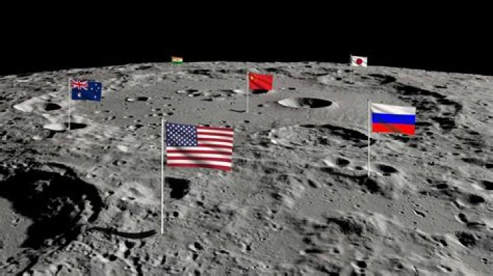 How many flags are on the Moon in total?