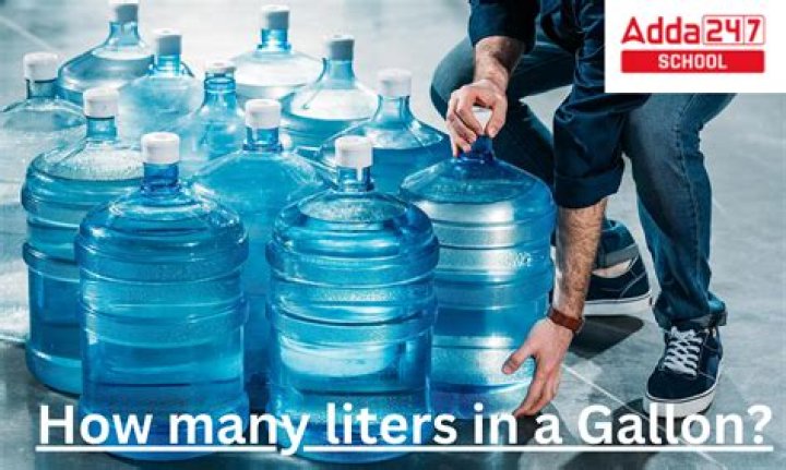 How many glasses is 4 litres of water?