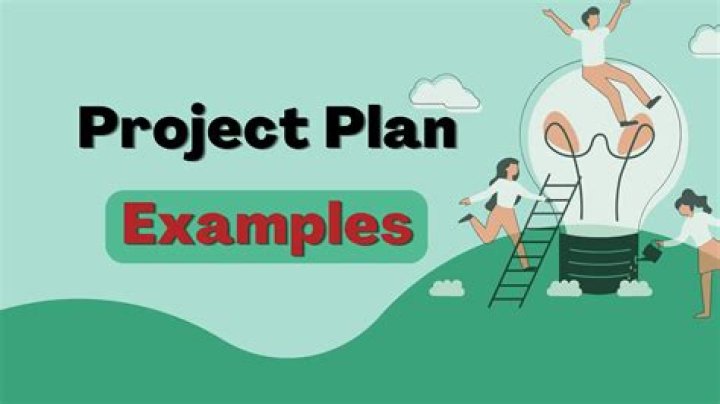 How many parts are there in a project plan?