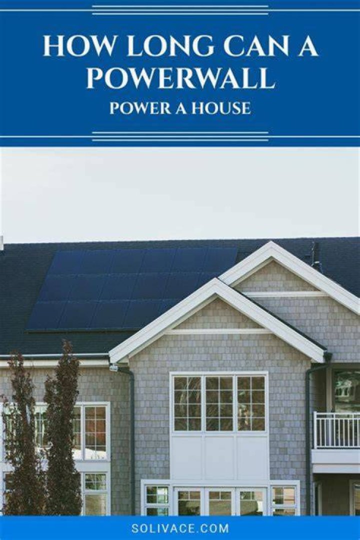 How many Tesla Powerwalls does it take to run a house?