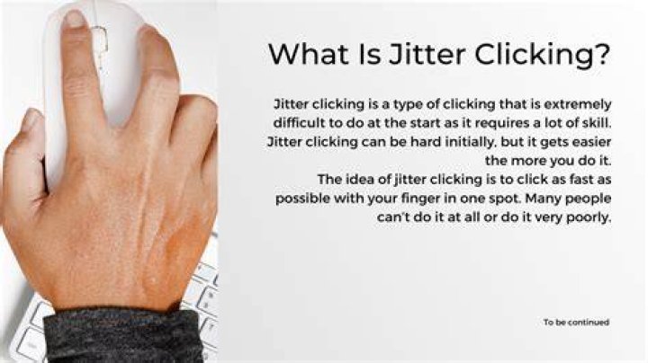 How much CPS is jitter clicking?