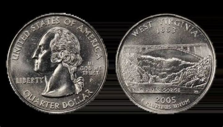 How much is a 2005 West Virginia quarter worth?