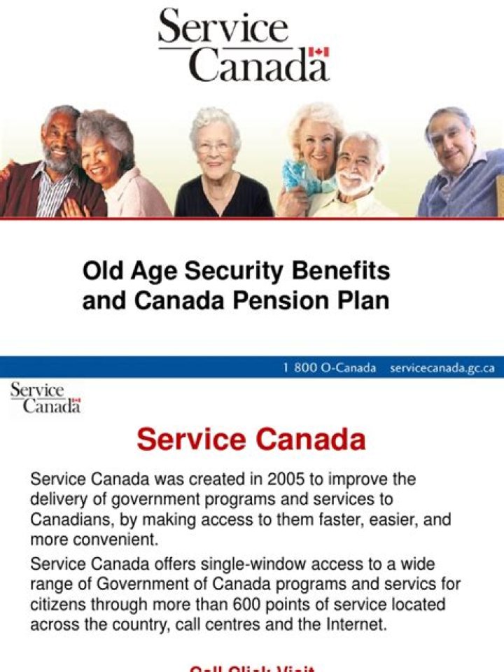 How much is Canada Old Age pension?