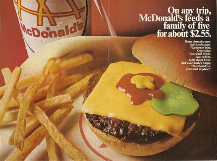 How much was a McDonald's hamburger in 1965?