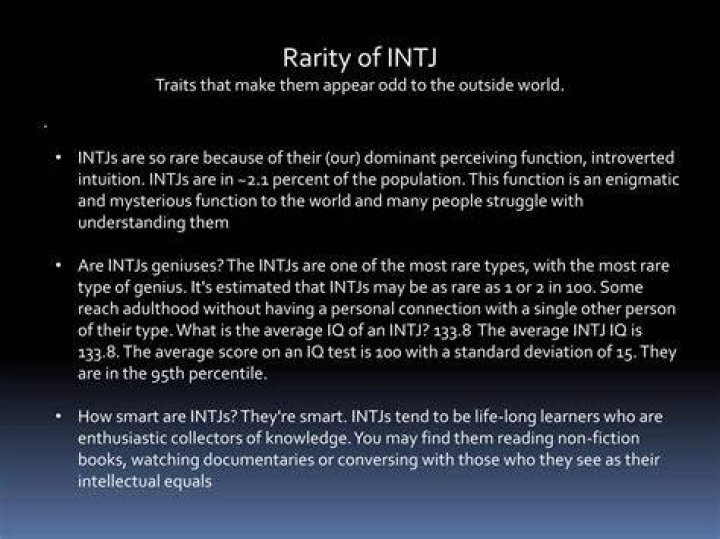 How smart are INTJs?
