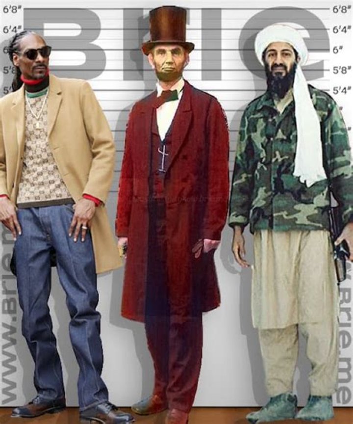 How tall was bin Laden?