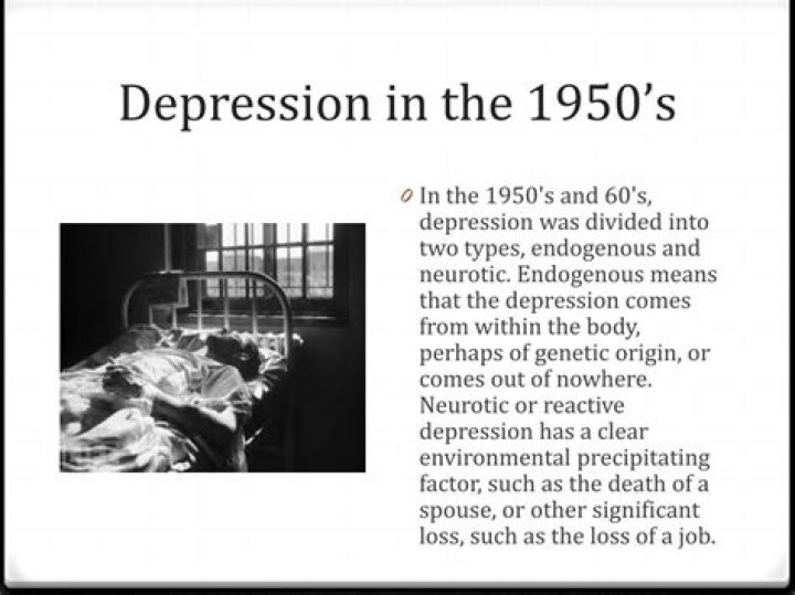 How was depression treated in the 1960s?