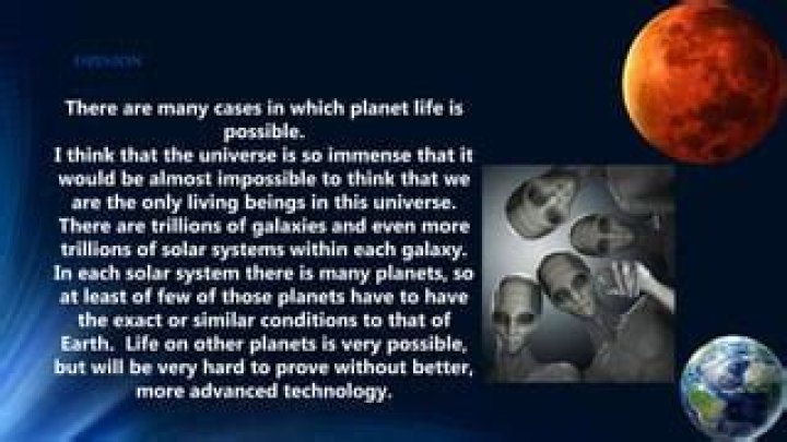 In which planet life is possible?